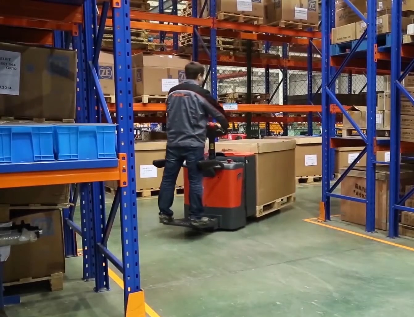 Ride on Pallet Lift Electric Drive